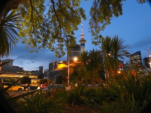 Auckland am Abend