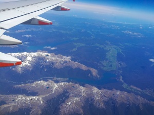 Neuseeland von oben (die Südinsel)