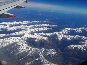 Neuseeland von oben (die Südinsel)