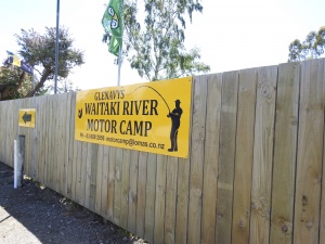 Camp am Waitaki-River