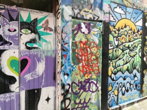 Centerspace Gallery in der Leonard Lane: Graffiti Street Art