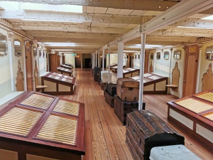 Unter Deck der SS Great Britain: largest passenger ship in the world from 1845 to 1853