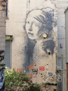 "The Girl with a Pierced Eardrum" - wieder ein Banksy