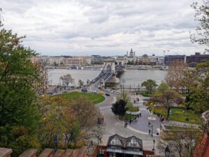 Blick vom Burgberg auf die Stadt