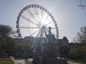 Das Riesenrad bei herrlichsten Sonnenschein